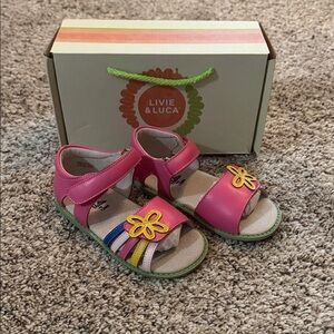 Livie & Luca Pink Sandals w/ Colorful Straps size 11
Matilda Jane exclusive New